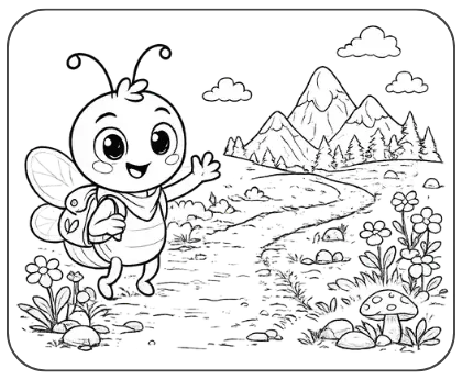 Página para colorear de Lumi